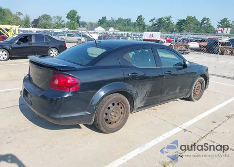 2012 Dodge Avenger Se from USA, damaged, VIN 1C3CDZAB4CN128808